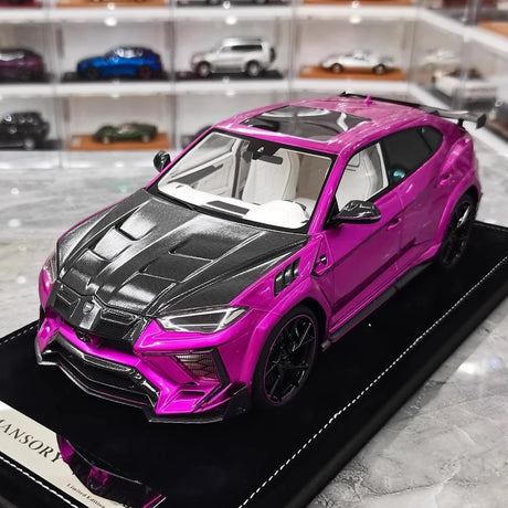 [Mansory] 1:18 Lamborghini 2018 Urus Mansory Purple Model Car Resin