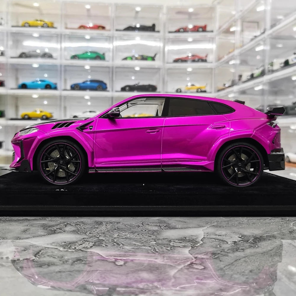 [Mansory] 1:18 Lamborghini 2018 Urus Mansory Purple Model Car Resin