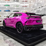[Mansory] 1:18 Lamborghini 2018 Urus Mansory Purple pienoismalli Hartsi