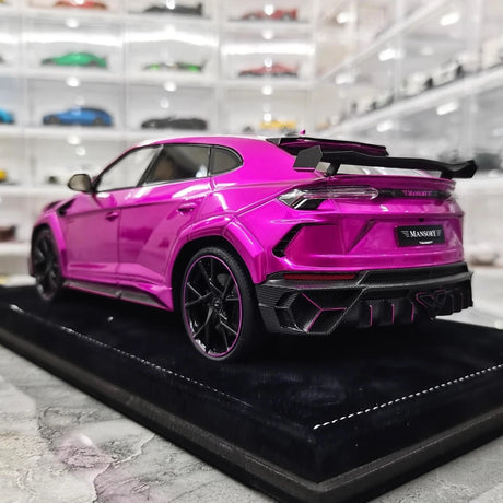 [Mansory] 1:18 Lamborghini 2018 Urus Mansory Purple Model Car Resin