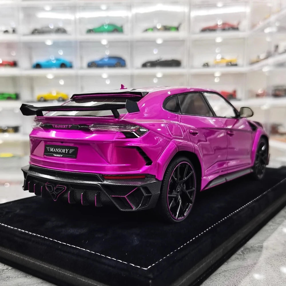 [Mansory] 1:18 Lamborghini 2018 Urus Mansory Purple Model Car Resin