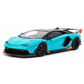 [Mansory] 1:18 Lamborghini 2020 Aventador SVJ Cabrera Blue Model Car Resin