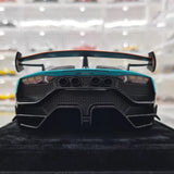 [Mansory] 1:18 Lamborghini 2020 Aventador SVJ Cabrera Blue Model Car Resin