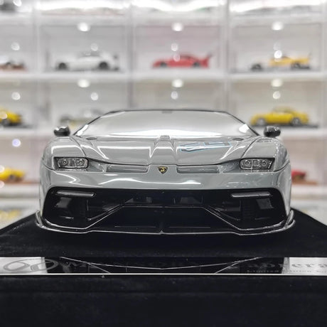 [Mansory] 1:18 Lamborghini 2020 Aventador SVJ Cabrera Gray Model Car Resin