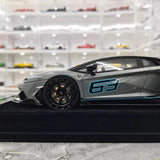 [Mansory] 1:18 Lamborghini 2020 Aventador SVJ Cabrera Gray Model Car Resin