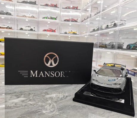 [Mansory] 1:18 Lamborghini 2020 Aventador SVJ Cabrera Gray Model Car Resin