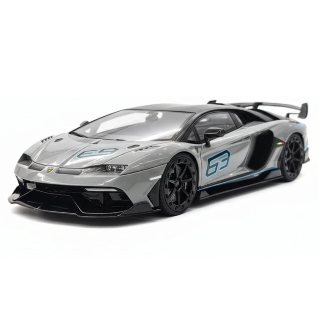 [Mansory] 1:18 Lamborghini 2020 Aventador SVJ Cabrera Gray Model Car Resin