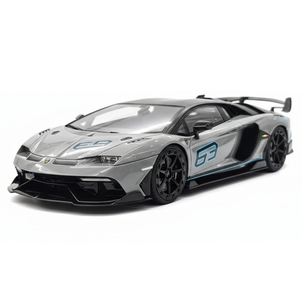 [Mansory] 1:18 Lamborghini 2020 Aventador SVJ Cabrera Gray Model Car Resin