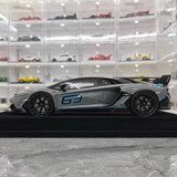 [Mansory] 1:18 Lamborghini 2020 Aventador SVJ Cabrera Gray Model Car Resin