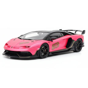 [Mansory] 1:18 Lamborghini 2020 Aventador SVJ Cabrera Pink Model Car Resin