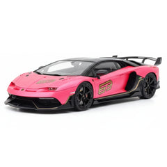 [Mansory] 1:18 Lamborghini 2020 Aventador SVJ Cabrera Pink Model Car Resin