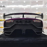[Mansory] 1:18 Lamborghini 2020 Aventador SVJ Cabrera パープル モデルカー レジン