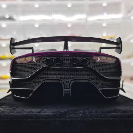 [Mansory] 1:18 Lamborghini 2020 Aventador SVJ Cabrera Purple Model Car Resin