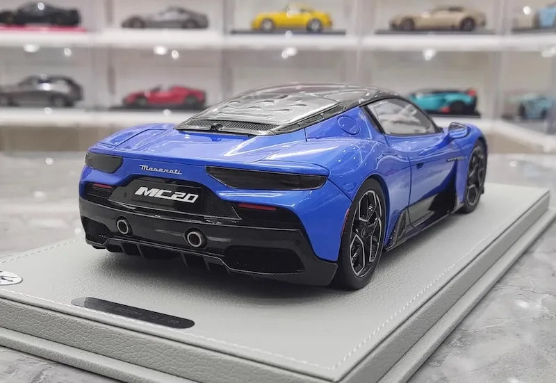 1:18 Maserati 2020 MC20 Blue Die Cast Model Car