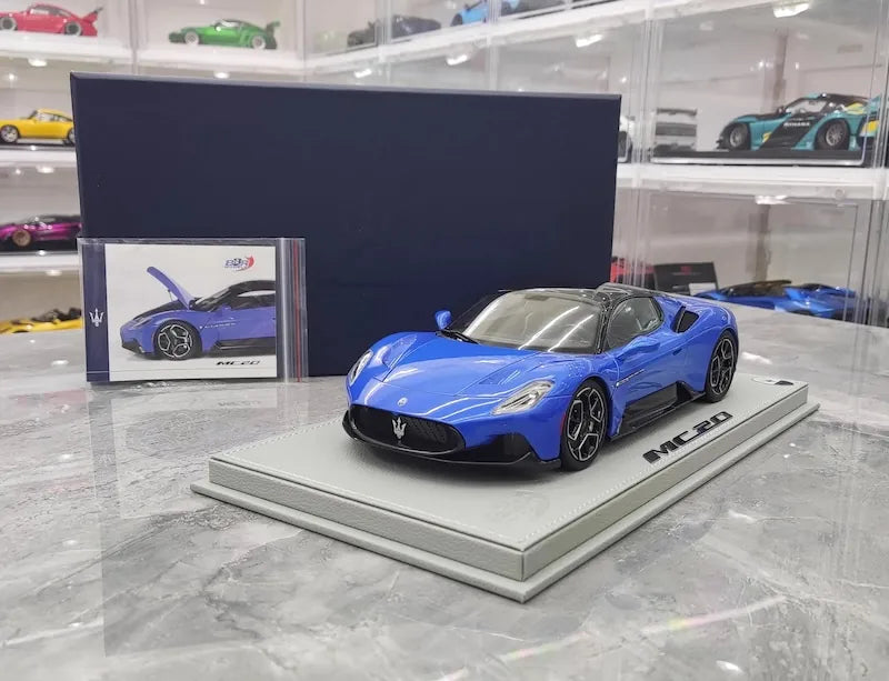 1:18 Maserati 2020 MC20 Blue Die Cast Model Car