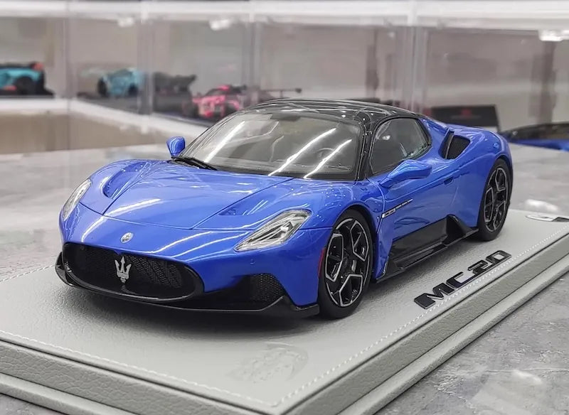 1:18 Maserati 2020 MC20 Blue Die Cast Model Car