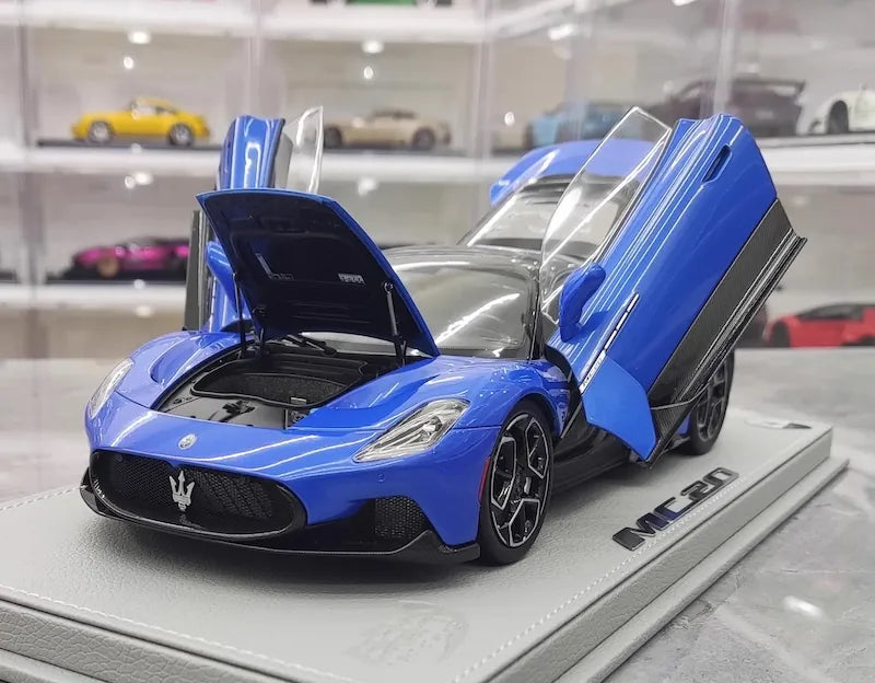 1:18 Maserati 2020 MC20 Blue Die Cast Model Car