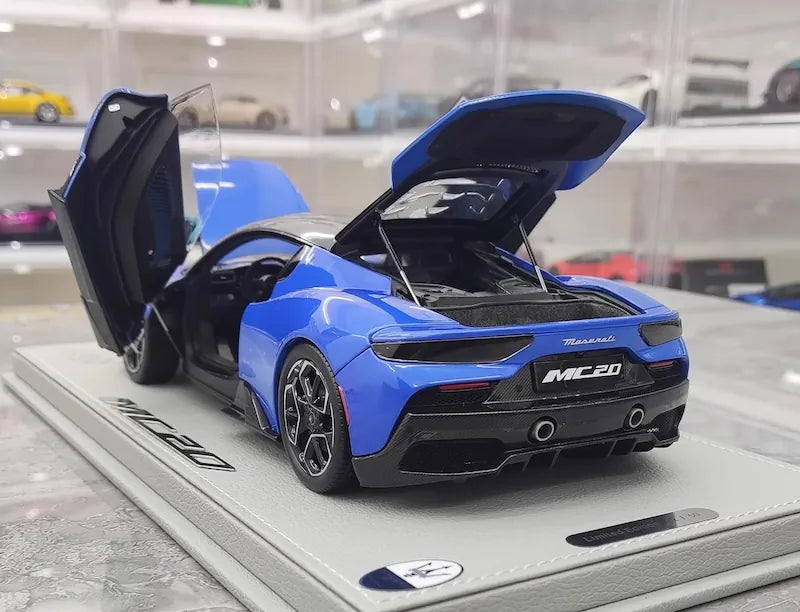 1:18 Maserati 2020 MC20 Blue Die Cast Model Car