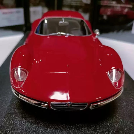 [MaxiMa] 1:18 Alfa Romeo 1965 Giulia 1600 TZ2 Red Model Car Resin