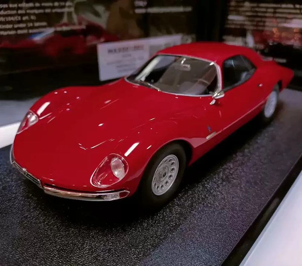 [MaxiMa] 1:18 Alfa Romeo 1965 Giulia 1600 TZ2 Red Model Car Resin