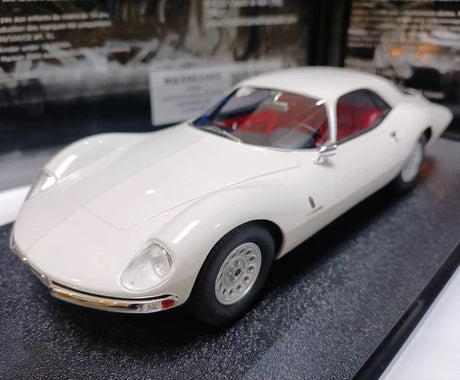 [MaxiMa] 1:18 Alfa Romeo 1965 Giulia 1600 TZ2 White Model Car Resin