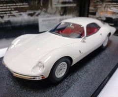 [MaxiMa] 1:18 Alfa Romeo 1965 Giulia 1600 TZ2 White Model Car Resin