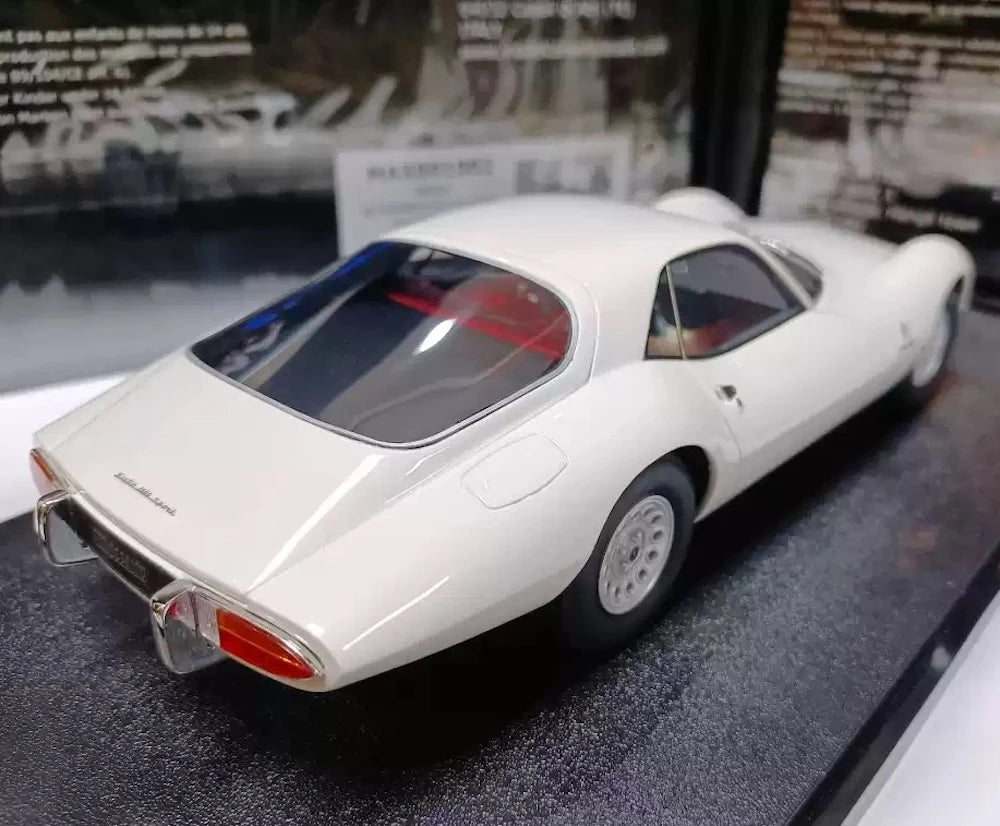 [MaxiMa] 1:18 Alfa Romeo 1965 Giulia 1600 TZ2 White Model Car Resin