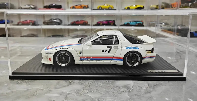 1:18 Mazda 1985 RX-7 FC3S Rocket Bunny Classic Racing Die Cast Model Car