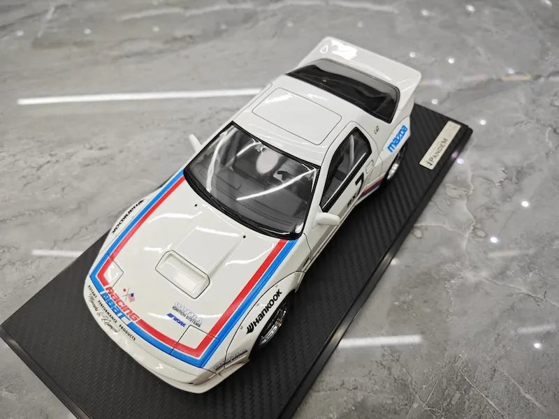1:18 Mazda 1985 RX-7 FC3S Rocket Bunny Classic Racing Die Cast Model Car