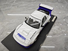 1:18 Mazda 1985 RX-7 FC3S Rocket Bunny Liqui Moly Racing Die Cast Model Car