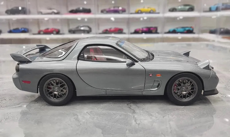 1:18 Mazda 1992 RX-7 FD Gray Die Cast Model Car