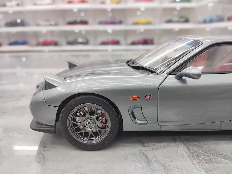 1:18 Mazda 1992 RX-7 FD Gray Die Cast Model Car