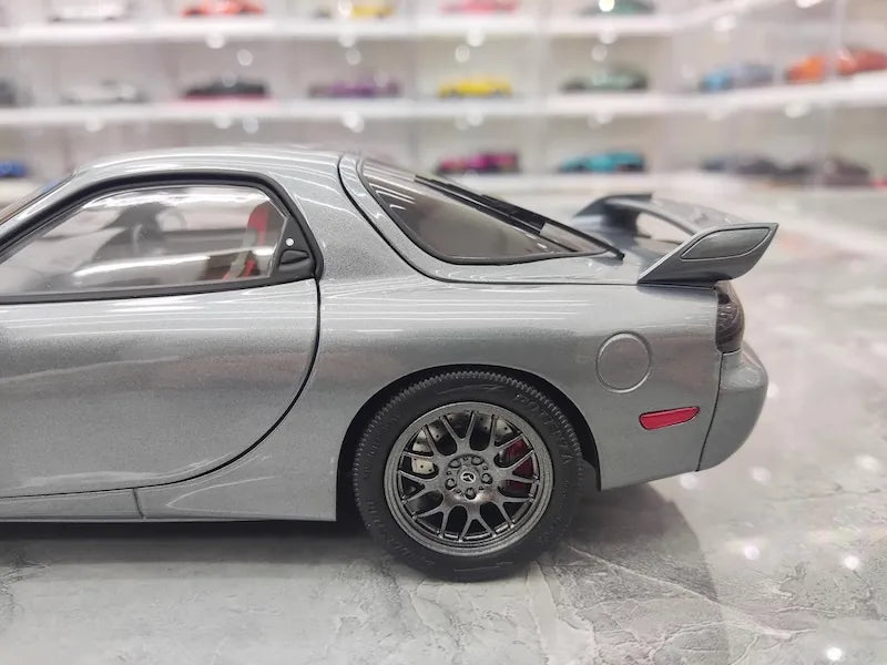 1:18 Mazda 1992 RX-7 FD Gray Die Cast Model Car