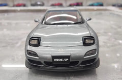 1:18 Mazda 1992 RX-7 FD Gray Die Cast Model Car