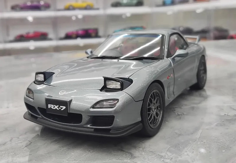 1:18 Mazda 1992 RX-7 FD Gray Die Cast Model Car