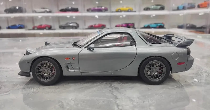 1:18 Mazda 1992 RX-7 FD Gray Die Cast Model Car