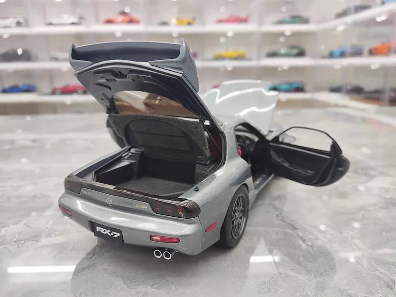1:18 Mazda 1992 RX-7 FD Gray Die Cast Model Car