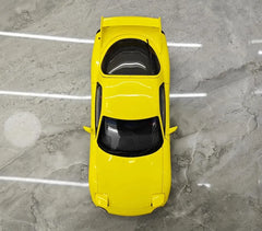 1:18 Mazda 1992 RX-7 FD Yellow Die Cast Model Car