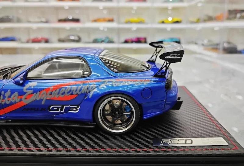 1:18 Mazda 1992 RX-7 Feed Afflux GT3 FD3S Die Cast Model Car