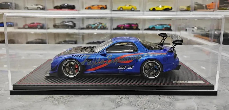 1:18 Mazda 1992 RX-7 Feed Afflux GT3 FD3S Die Cast Model Car