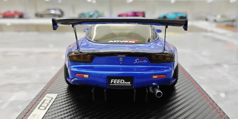 1:18 Mazda 1992 RX-7 Feed Afflux GT3 FD3S Die Cast Model Car
