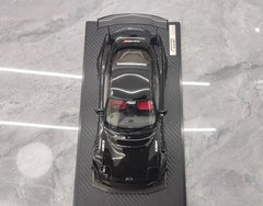 1:18 Mazda 1992 RX-7 Feed Afflux GT3 FD3S Black Die Cast Model Car