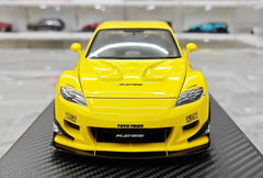 1:18 Mazda 2003 RX-8 RE Amemiya Yellow Die Cast Model Car
