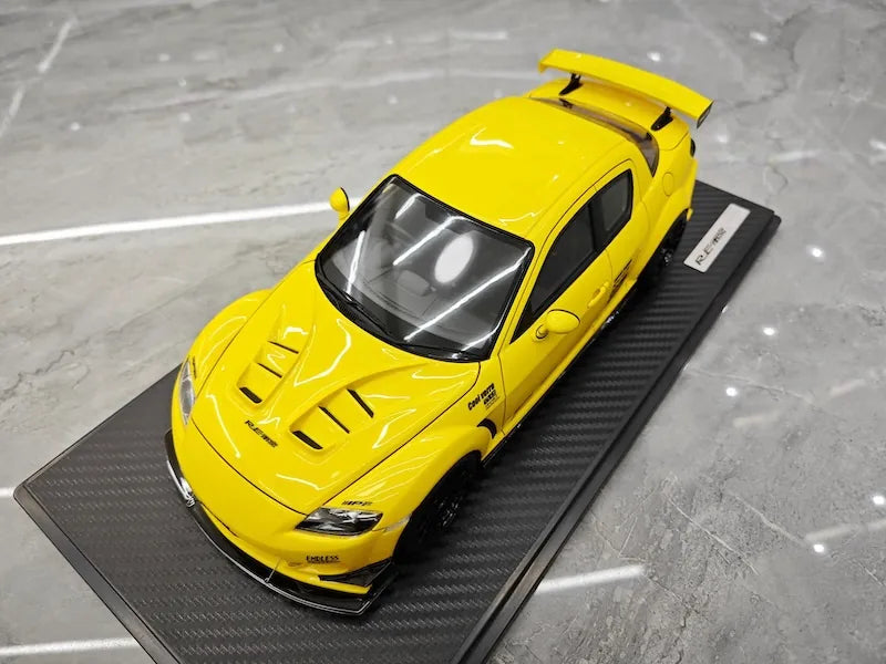 1:18 Mazda 2003 RX-8 RE Amemiya Yellow Die Cast Model Car