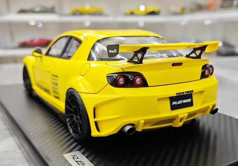 1:18 Mazda 2003 RX-8 RE Amemiya Yellow Die Cast Model Car