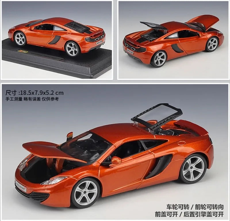 1:24 McLaren 2011 MP4-12C Die Cast Model Car