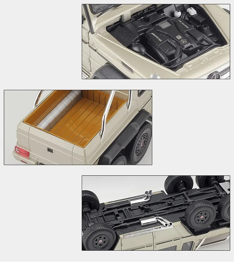 1:24 Mercedes-AMG 2013 G63 6x6 Die Cast Model Car