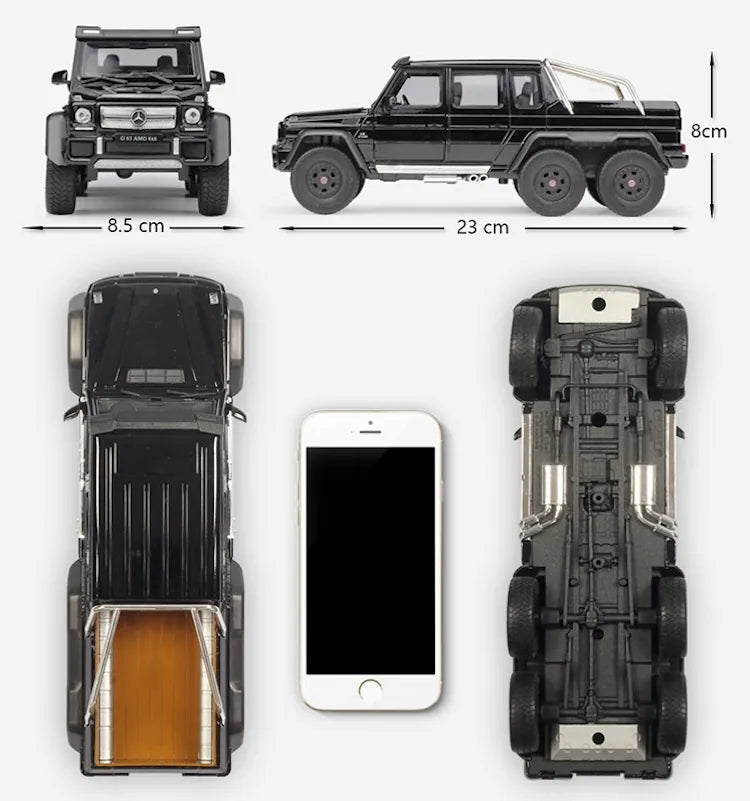 1:24 Mercedes-AMG 2013 G63 6x6 Die Cast Model Car