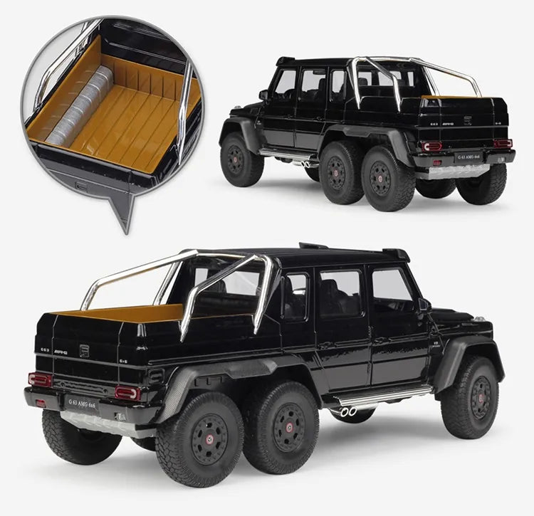 1:24 Mercedes-AMG 2013 G63 6x6 Die Cast Model Car