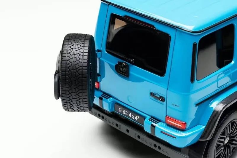 1:18 Mercedes-AMG 2022 G63 4×4² Blue Die Cast Model Car